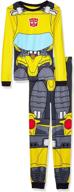 👕 marvel avengers 4-piece cotton pajama set for boys logo