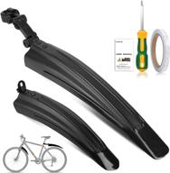 tagvo bike fender set - universal full cover thicken widen bicycle mudguard set for mountain bikes 🚲 - front and rear mud guard - portable, adjustable and durable bike fender mudflap for mtb & road bikes logo