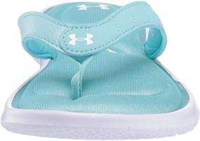 img 3 attached to Stylish and supportive: Under Armour Women's Marbella Flip Flop Athletic Shoes