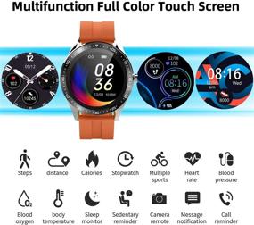 img 3 attached to Smart Watch Fitness Tracker For Android IOS Phones