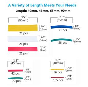 img 3 attached to 🔌 MCIGICM 385Pcs Shrink Tubing Assortment: A Comprehensive Kit for All Your Wire and Cable Insulation Needs