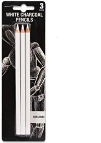 img 4 attached to 🖍️ Sketch Highlight Pencil Pen Charcoal White Set for Painting - Special 3 Stick Set