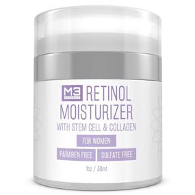 img 4 attached to 🌟 Revitalize Your Skin with M3 Naturals Retinol Cream: Collagen, Stem Cell Infused Anti-Aging Moisturizer for Dark Circles, Puffiness, Fine Lines, and Wrinkles (1 oz)