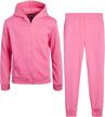 👧 real love girls jogger set - trendy and comfortable girls' clothing logo
