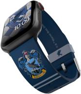 🦅 официально лицензированная ремешок для умных часов "harry potter ravenclaw" для apple watch - совместима с моделями 38 мм, 40 мм, 42 мм и 44 мм (часы apple не включены) логотип