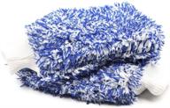 🧤 ava prime 2 pack large premium cyclone microfiber wash mitts, 11''x8'', scratch & line-free, super suds-holding for effective washing - 2 blue 🧤 ava prime 2 упаковки большие премиум-рукавички для мойки из микрофибры cyclone, 11''x8'', без царапин и полос, удерживающие суперпены для эффективной мойки - 2 голубые логотип