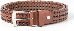 img 3 attached to 🧔 Brown Men's Braided Woven Leather Accessories by VanPeng
