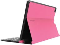 🔑 kensington keyfolio exact: removable bluetooth keyboard for ipad air (ipad 5), pink - k97091us logo