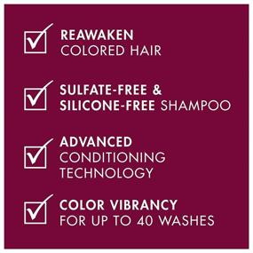 img 2 attached to 🌈 Nexxus Color Assure Shampoo and Conditioner for Color Treated Hair - Enhance Color Vibrancy up to 40 Washes - 33.8 oz (2 Count)