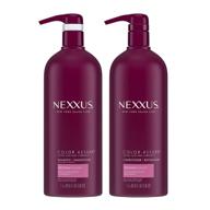 🌈 nexxus color assure shampoo and conditioner for color treated hair - enhance color vibrancy up to 40 washes - 33.8 oz (2 count) logo