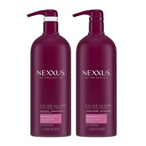 img 4 attached to 🌈 Nexxus Color Assure Shampoo and Conditioner for Color Treated Hair - Enhance Color Vibrancy up to 40 Washes - 33.8 oz (2 Count)