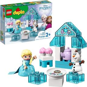 img 4 attached to 🧊 LEGO DUPLO Disney Frozen Toy - Elsa and Olaf's Tea Party 10920: Perfect Disney Frozen Gift for Kids and Toddlers, Includes 17 Pieces