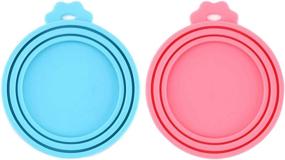 img 4 attached to 🐾 IVIA PET Food Can Lids - Universal BPA Free Silicone Covers for Dog and Cat Food Cans - One Cap Fits Most Standard Size Canned Dog and Cat Food