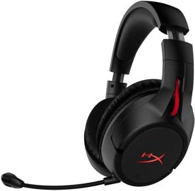 img 2 attached to 🎧 HyperX Cloud Flight - Ultimate Wireless Gaming Headset with 30-Hour Battery Life, Detachable Noise-Canceling Mic, Red LED Lighting, Comfortable Memory Foam, Compatible with PC, PS4, and PS5