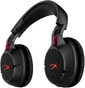 img 1 attached to 🎧 HyperX Cloud Flight - Ultimate Wireless Gaming Headset with 30-Hour Battery Life, Detachable Noise-Canceling Mic, Red LED Lighting, Comfortable Memory Foam, Compatible with PC, PS4, and PS5