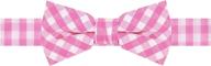 jacob alexander boys gingham bow boys' accessories - bow ties logo