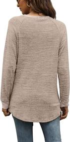 img 1 attached to Sweatshirt Crewneck Sweaters Casual Sleeve