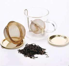 img 1 attached to Tea Infuser Stainless Strainers Seasonings