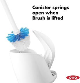 img 1 attached to 🚽 Compact Toilet Brush & Canister - OXO Good Grips