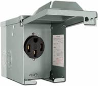 ⚡ iztoss nema 14-50r receptacle: weatherproof outdoor power outlet for rv, motorhome, electric car, tesla, generator, welder & more logo