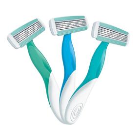 img 3 attached to 🪒 BIC Soleil Comfort Women's Disposable Razor, 3-Pack, Four Blades, Provides a Silky and Precise Shaving Experience