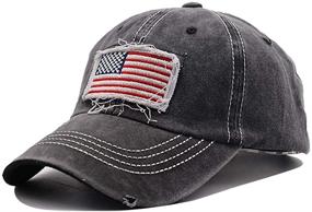 img 3 attached to MANMESH HATT Embroidery Adjustable Distressed Outdoor Recreation for Climbing