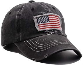 img 2 attached to MANMESH HATT Embroidery Adjustable Distressed Outdoor Recreation for Climbing