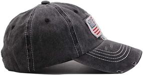 img 1 attached to MANMESH HATT Embroidery Adjustable Distressed Outdoor Recreation for Climbing