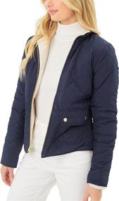 img 3 attached to 🧥 Stylish and Warm: FASHION BOOMY Womens Quilted Padding Coats, Jackets & Vests