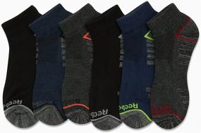 img 2 attached to 🧦 Reebok Boys' Comfort Cushioned Quarter Cut Basic Socks (Pack of 6)