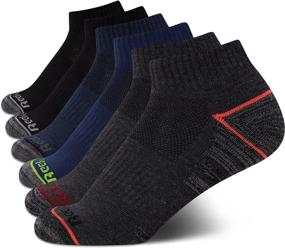 img 4 attached to 🧦 Reebok Boys' Comfort Cushioned Quarter Cut Basic Socks (Pack of 6)