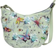 anuschka genuine leather shoulder wondrous women's handbags & wallets: stylish hobo bags for fashionable women logo
