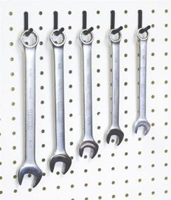 img 3 attached to WallPeg 48-inch Wide Pegboard Kit with 2 Panels & 36 Locking Peg Board Hooks and Panel Set - Versatile Tool Parts and Craft Organizer