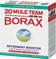 🧺 borax 20 mule team detergent booster: enhance your laundry with the 65 oz. powerhouse! logo