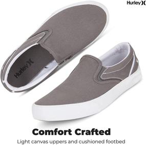 img 3 attached to 👟 Hurley Sneakers: Jordan Style Casual Canvas Men's Shoes
