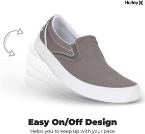 img 1 attached to 👟 Hurley Sneakers: Jordan Style Casual Canvas Men's Shoes