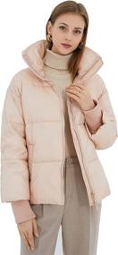 img 4 attached to Womens Puffer Jacket Oversize Padding Women's Clothing for Coats, Jackets & Vests