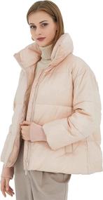 img 3 attached to Womens Puffer Jacket Oversize Padding Women's Clothing for Coats, Jackets & Vests
