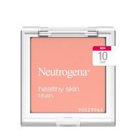 radiant rosy glow: neutrogena healthy skin powder blush makeup palette with vitamin c and botanical conditioners for a blendable, buildable application logo