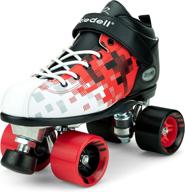 🎯 riedell dart pixel - high-speed quad roller skate for unmatched performance logo