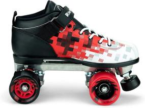 img 1 attached to 🎯 Riedell Dart Pixel - High-Speed Quad Roller Skate for Unmatched Performance