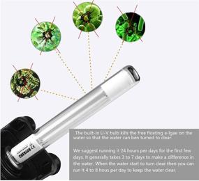 img 3 attached to 🐠 Enhance Your Aquarium Life with the YADICO Green Water Filter Machine Pump