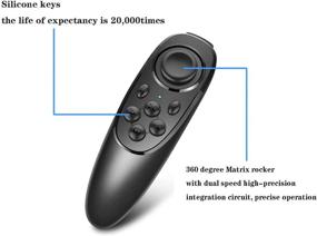 img 1 attached to 🎮 MOCUTE 052 Wireless Adapter VR Joystick Gamepad Remote Controller for Android Smartphone PC TV Box 3D VR Glasses