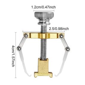 img 3 attached to Stainless Steel Ingrown Toenail Lifter Set - Foot Care Tool for Paronychia, 2 Pieces, Gold