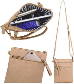 img 2 attached to Solene Organizer Detachable Wristlet Crossbody Women's Handbags & Wallets