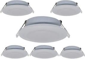 img 4 attached to 🌟 Risestar LED RV Recessed Ceiling Light 4.5 Inch DC12V Cabinet Light - Interior Lighting for RV, Camper, Caravan, Trailer, Boat - Warm White (Pack of 6)