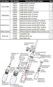 img 2 attached to 🔧 WeldingCity Welding Accessory Cup Collet Collet Body Gasket Back: Enhance Your Welding Efficiency