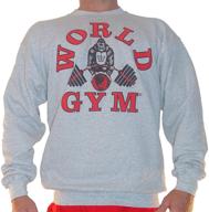 w801 world gym sweatshirt classic logo