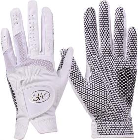 img 3 attached to 🧤 GH Women's Leather Golf Gloves: Enhancing Comfort and Grip for Both Hands - One Pair, Plain Design