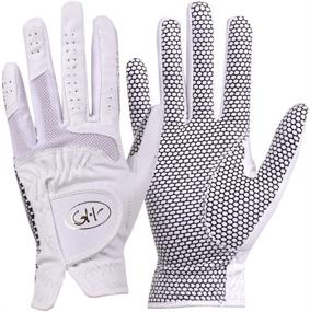 img 4 attached to 🧤 GH Women's Leather Golf Gloves: Enhancing Comfort and Grip for Both Hands - One Pair, Plain Design